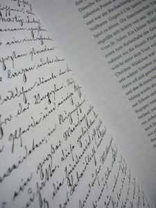 Zeilengenaue Transkription historischer Vorlagen Transkription alter SChriften wie z. B. Sütterlin, Kurrent oder Offenbacher Schrift