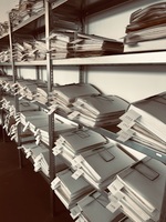 Bearbeitung der Archivalien mit der Streifenmethode